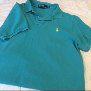 Turquoise Short Sleeve Polo