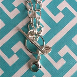 Origami Owl silver toggle chain