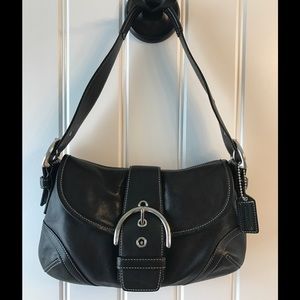 Coach Leather Soho Buckle Flap Shoulder Bag