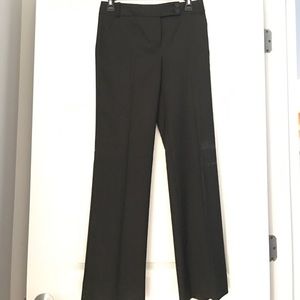 BCBG black and brown pinstripe dress pants