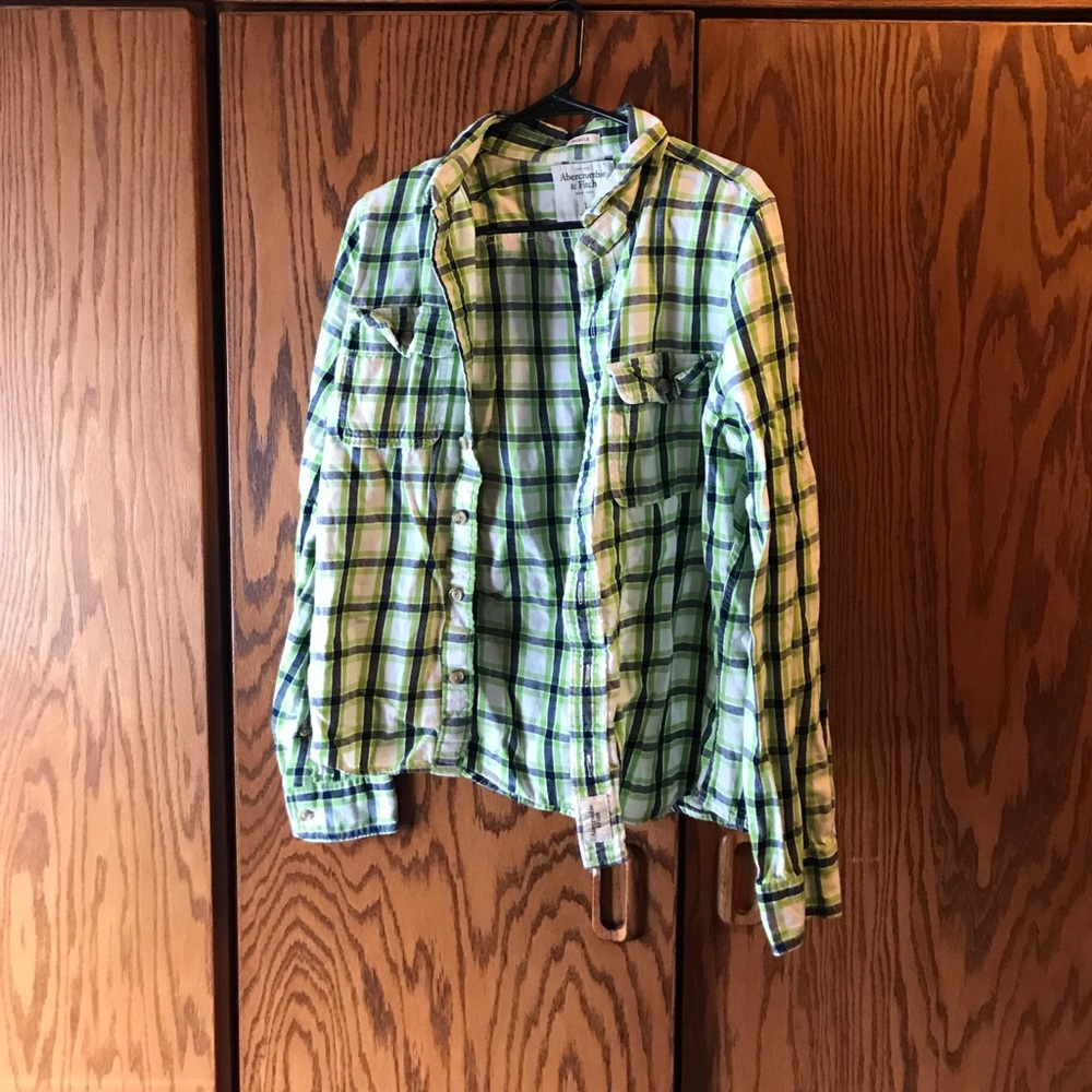 Abercrombie and Fitch long sleeve button up - Picture 1 of 3