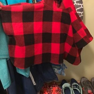 Hooded poncho