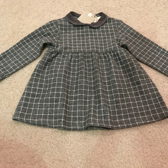 Zara Other - HP🎉Only Today! 12-18 month grey ZARA plaid dress