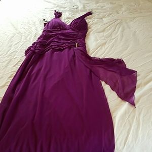 Purple cocktail dress
