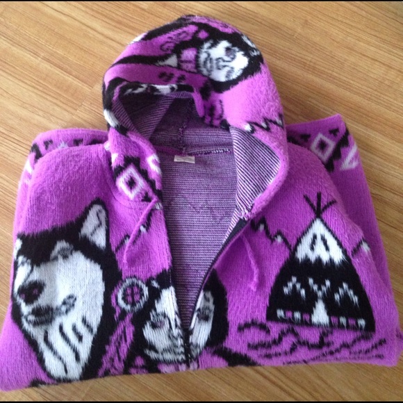 Sale❤️Artesanias wool zip hoodie sweater - Picture 8 of 8