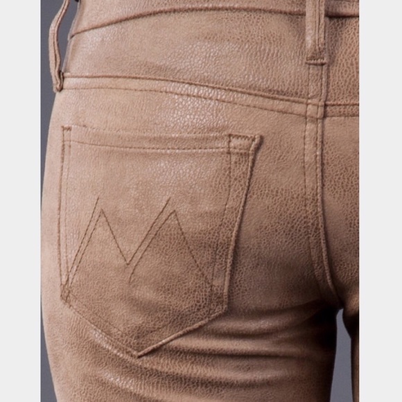 faux suede skinny pants