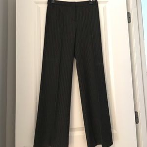 Grey wool, pinstripe BCBG MaxAzria dress pants