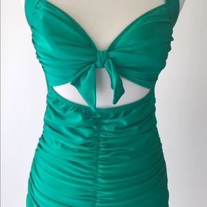 Emerald Green One Piece Swimsuit