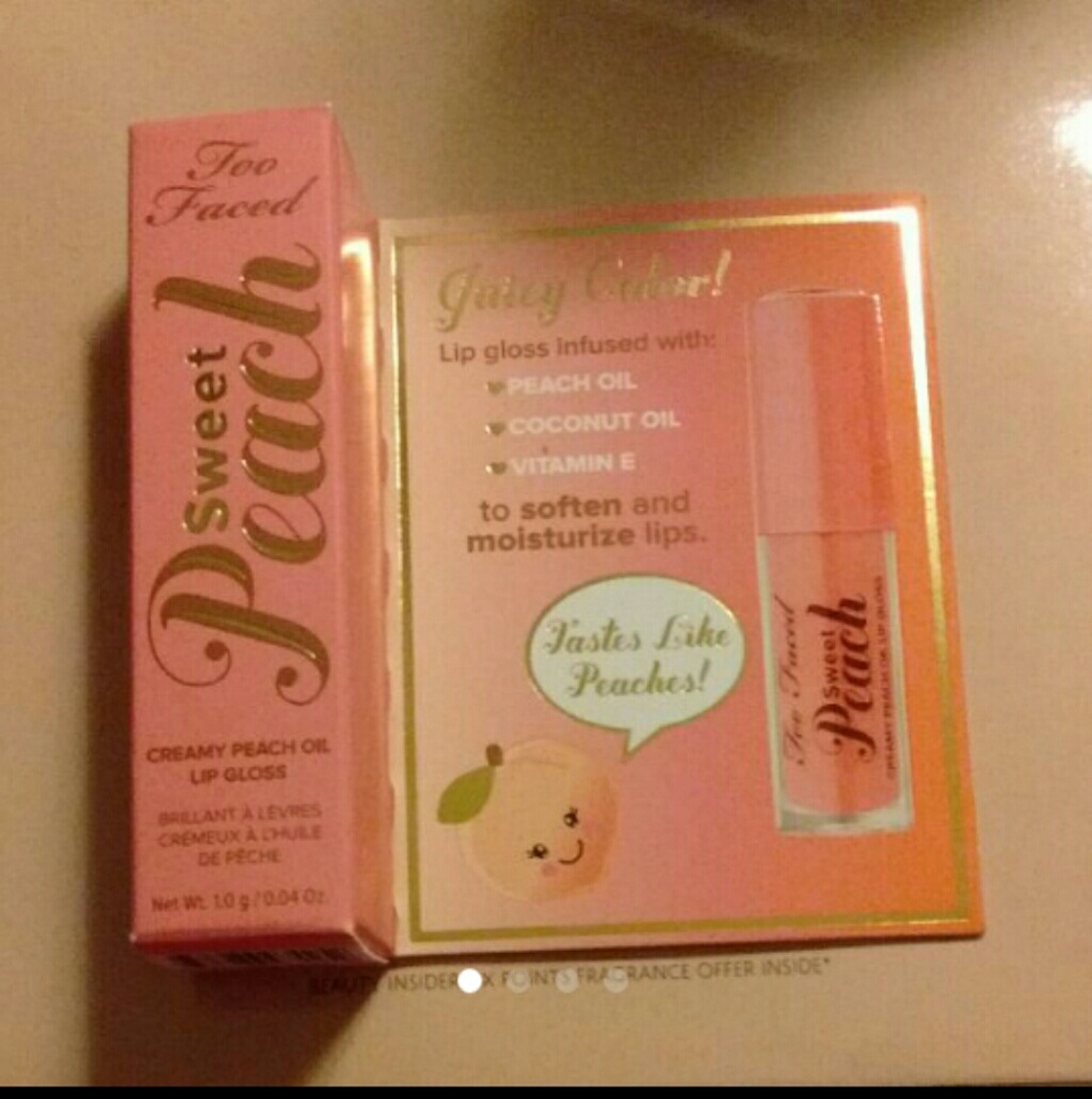 Too faced sweet peach mini