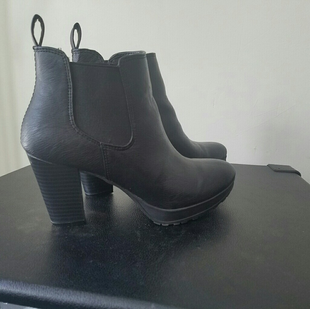 black boots