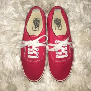 Red vans✨