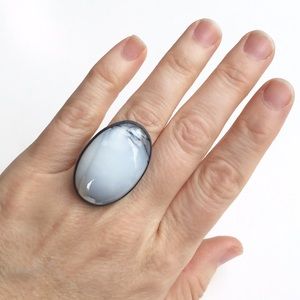 Sterling silver ring, Artisan made, size 6.5