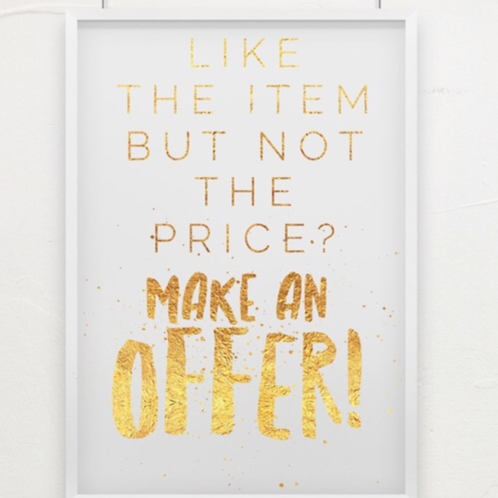 ✨Offers welcome!✨