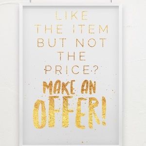 ✨Offers welcome!✨