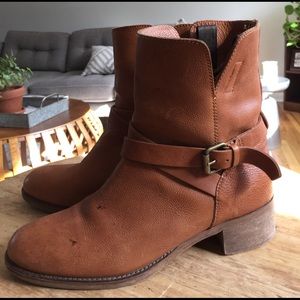 JCrew Leather Booties
