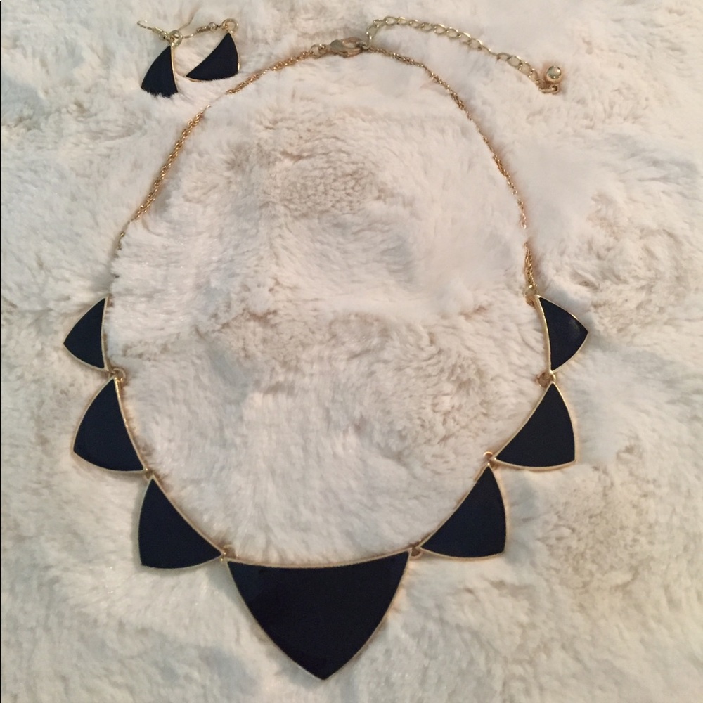 Necklace and earrings