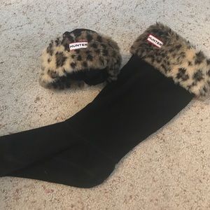 Tall hunter boots socks