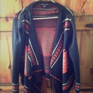 Cute and Warm Aztec pattern Cardigan