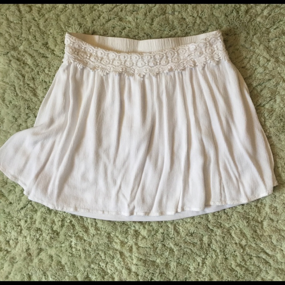 White skirt