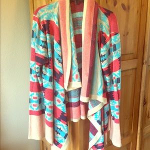 Aztec pattern cardigan