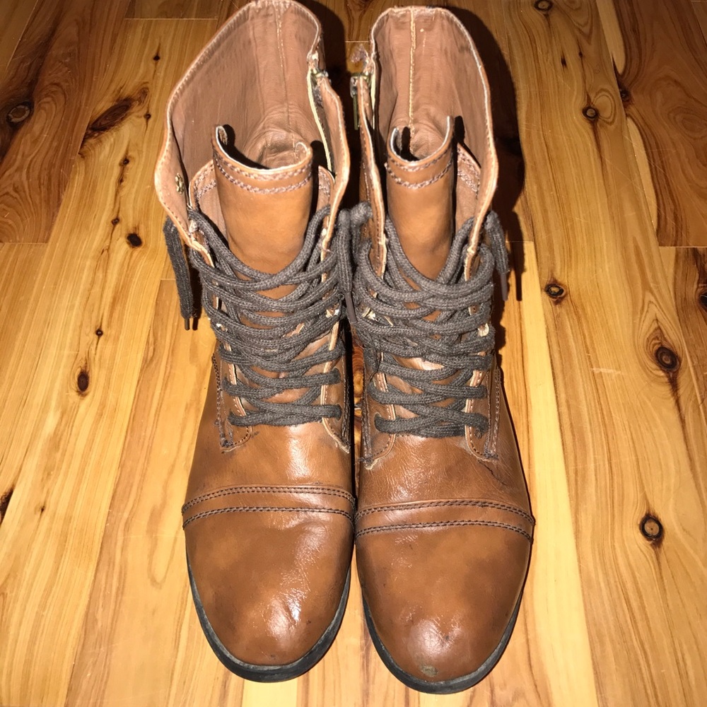 Madden Girl Combat Boots
