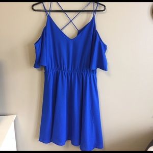 Blue dress