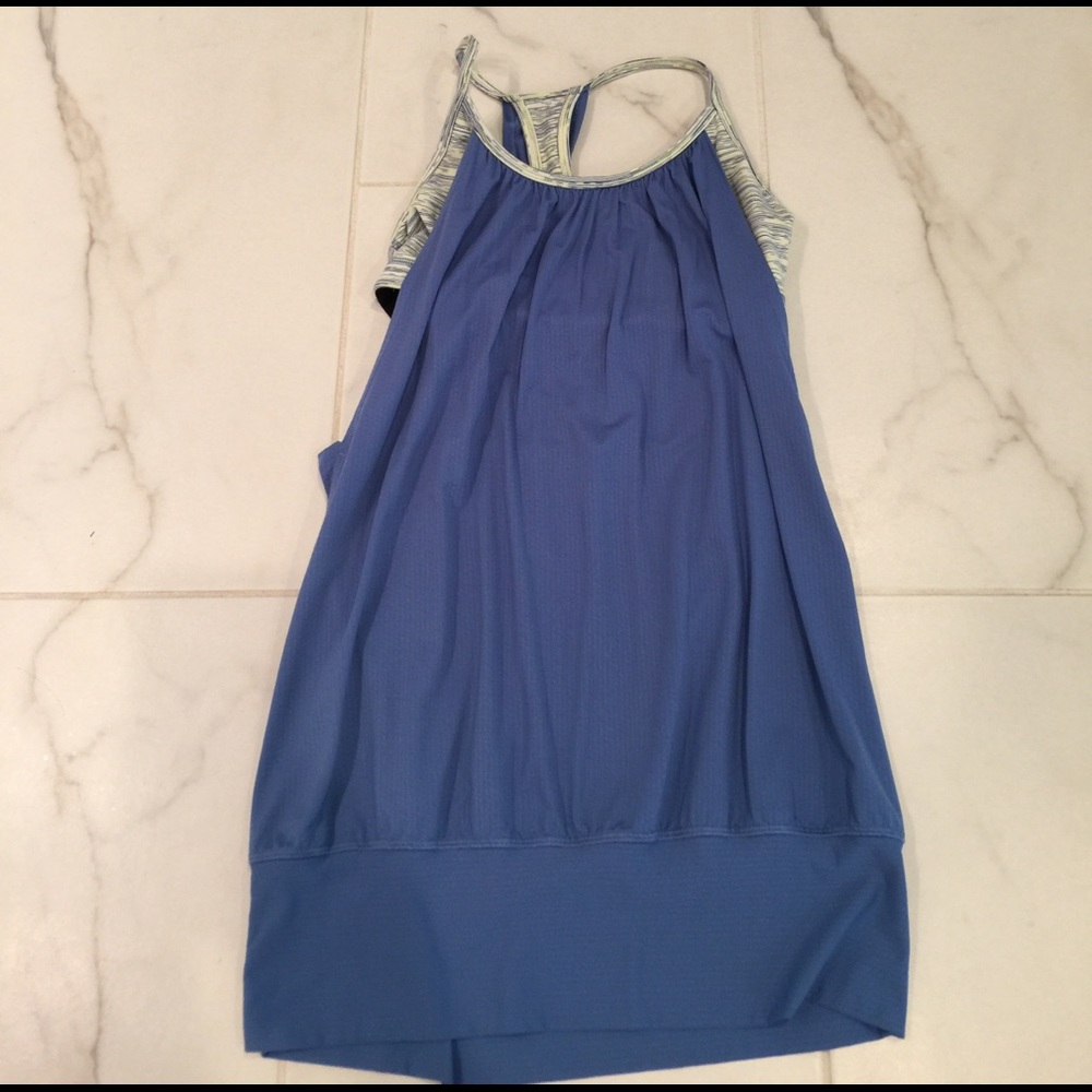 Blue Lululemon top size 6
