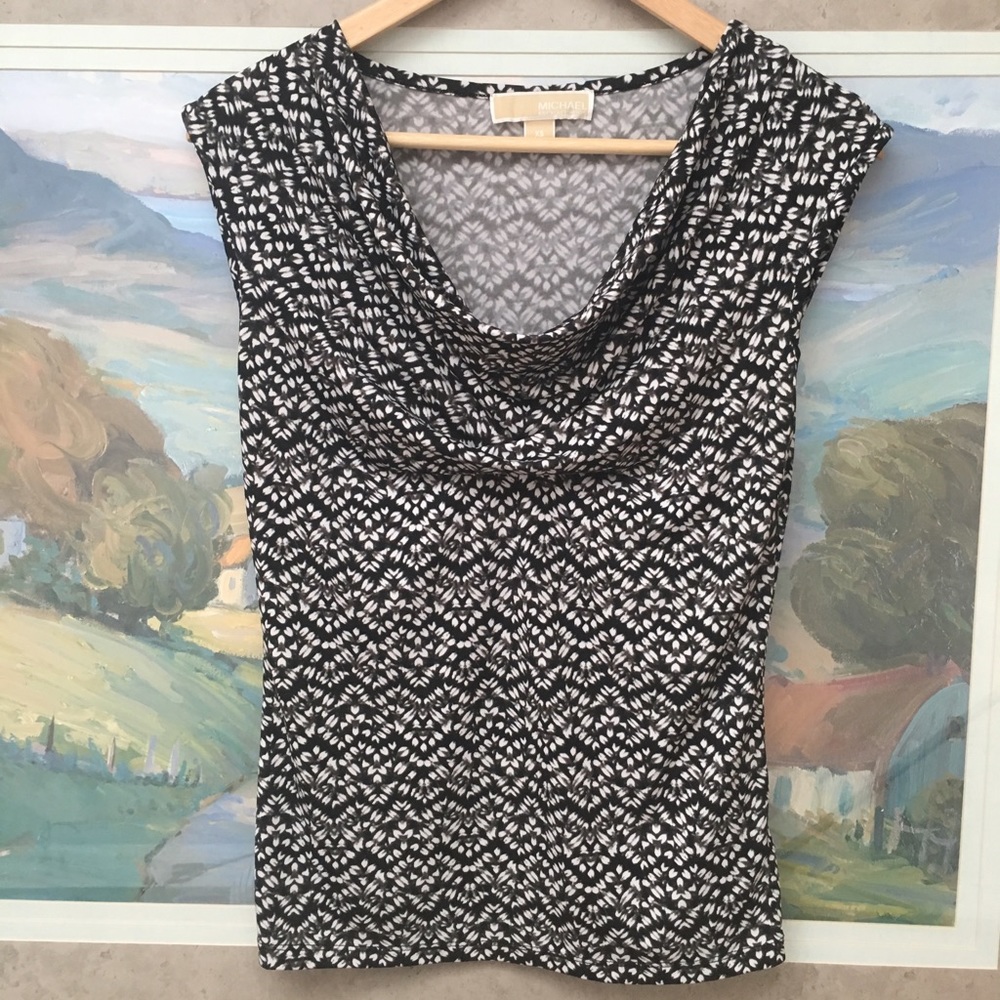 Michael Kors Cowl Neck Tank