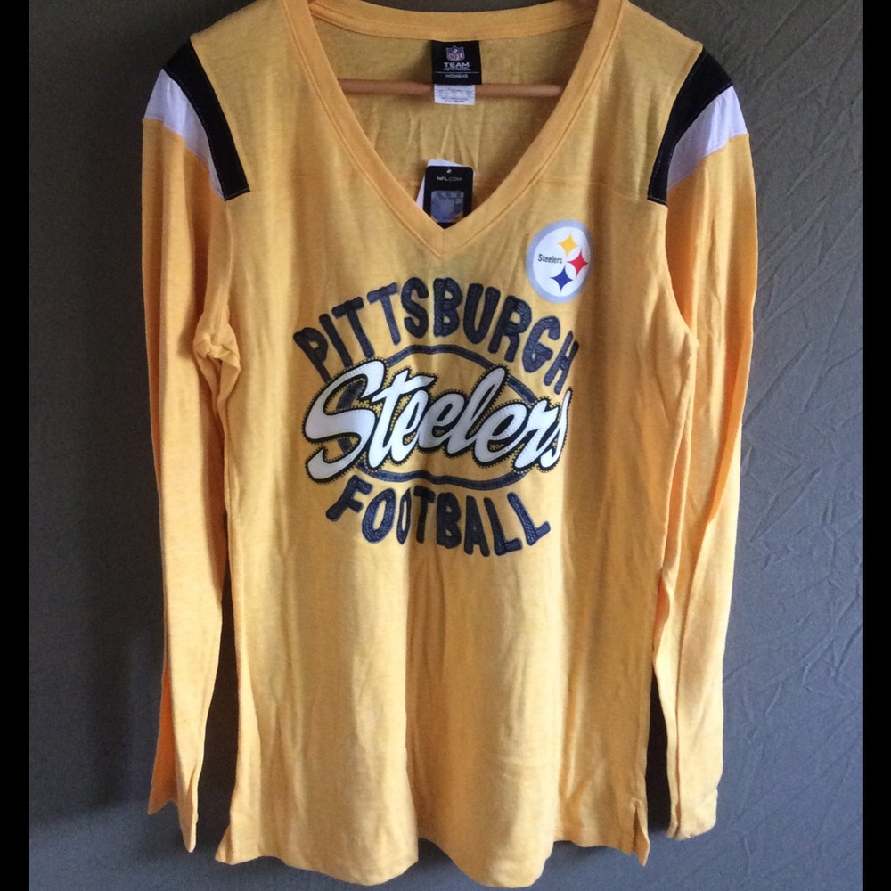 NFL Team Apparel Steelers Long Sleeve Top