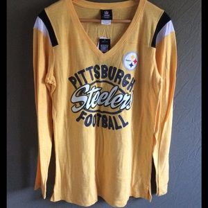 NFL Team Apparel Steelers Long Sleeve Top