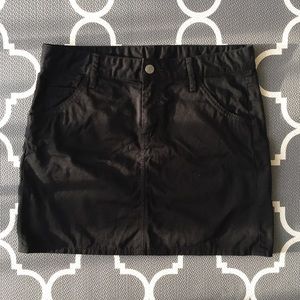Uniqlo denim mini skirt