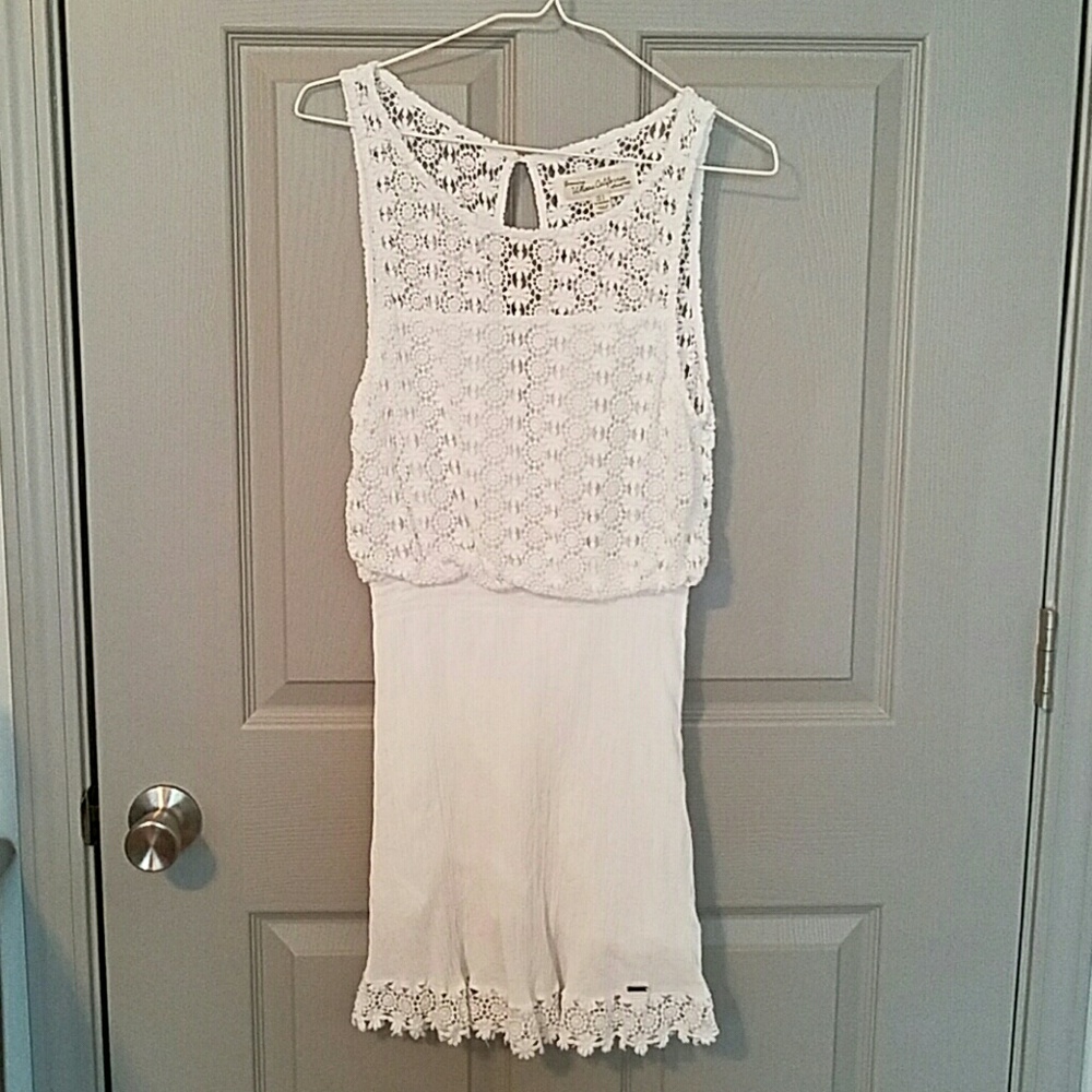 Hawaiian white dress