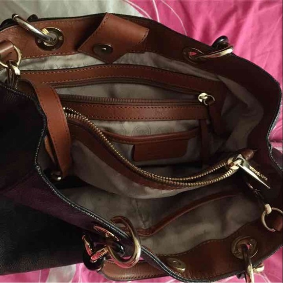 Michael Kors Cynthia Saffiano Leather Satchel - Macy Mk Cynthia satchel