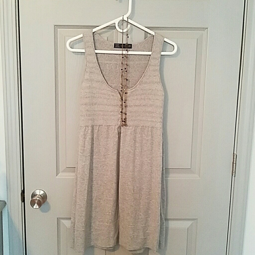 Zara grey knit dress