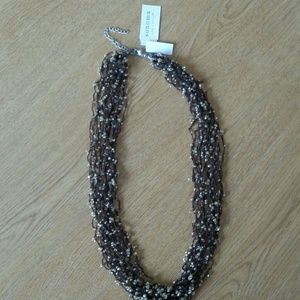 Women's Brown Beaded Necklace