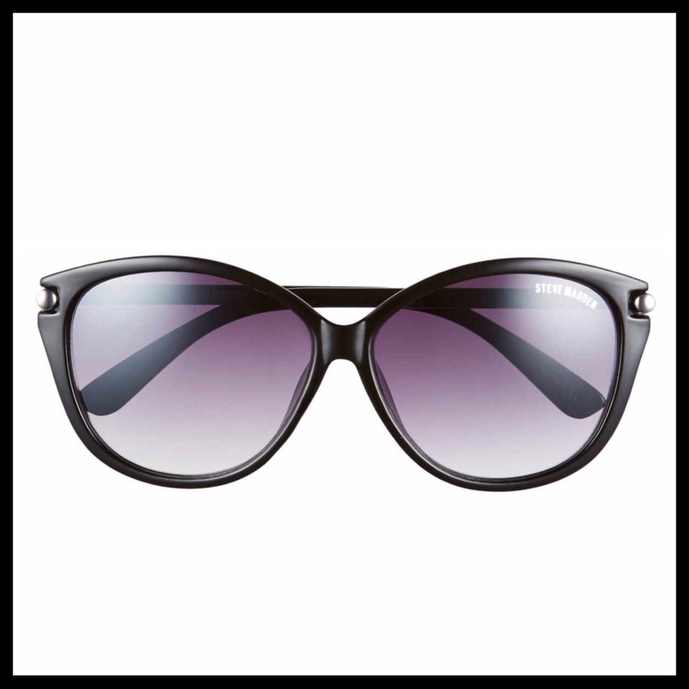 STEVE MADDEN BLACK SUNNIES SUNGLASSES - Picture 2 of 8