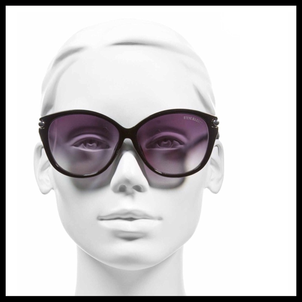 STEVE MADDEN BLACK SUNNIES SUNGLASSES - Picture 5 of 8