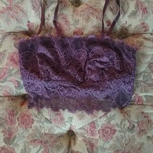 Aerie burgundy bralette