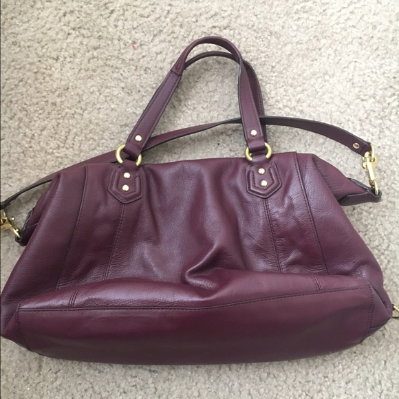 Plum Coach Handbag - Picture 2 of 3