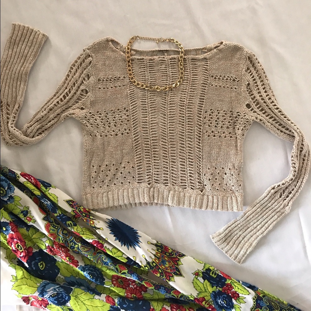 🛍SALE🛍 Free People Crop Sweater