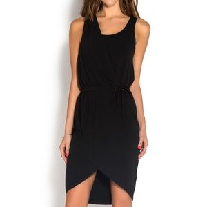 Cross Draped Knit Dress
