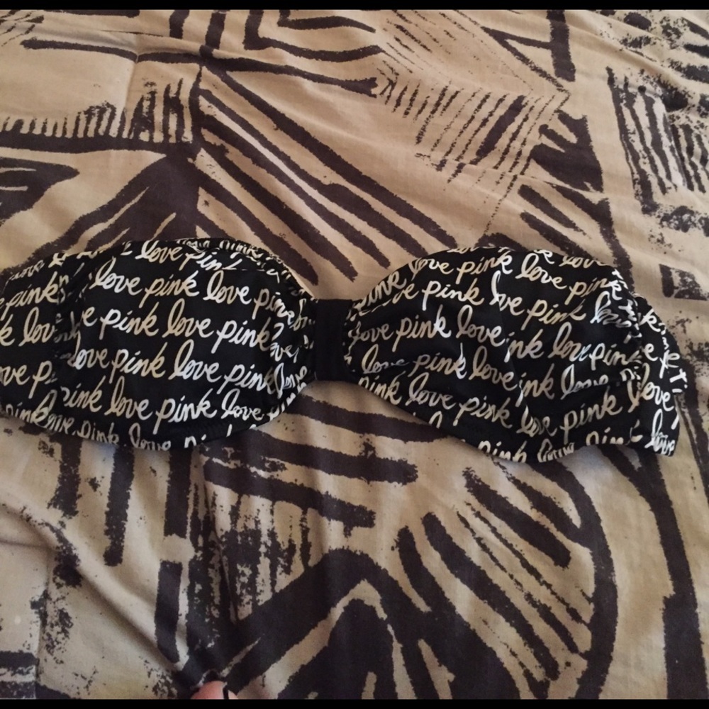 Love PINK Strapless bikini top size large