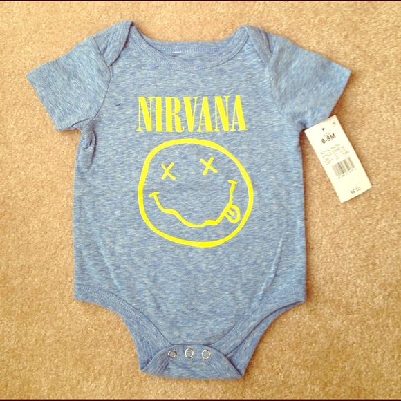 nirvana baby onesie