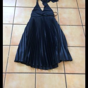 Halter top dress with pleated bottom half. Size 12