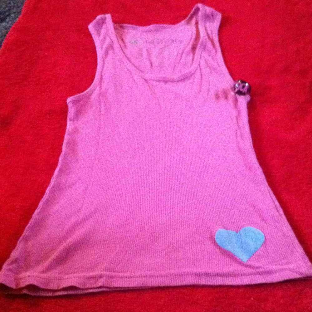 💖Cute racer back girls love tank💕