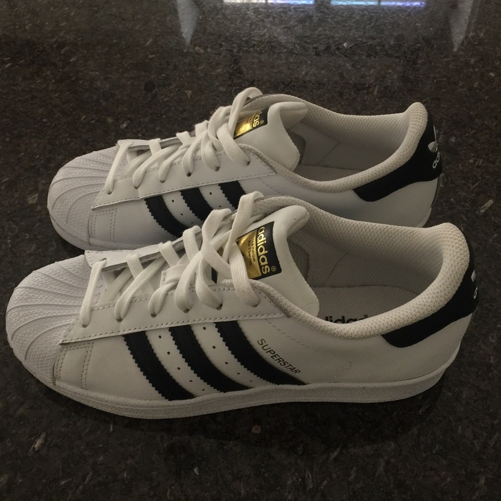 Adidas Superstar sneakers- women's 6.5/7
