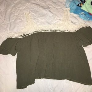 Rue 21 shoulder showing shirt