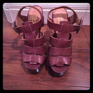 Topshop Brown Heels