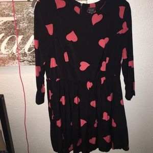 Topshop heart dress