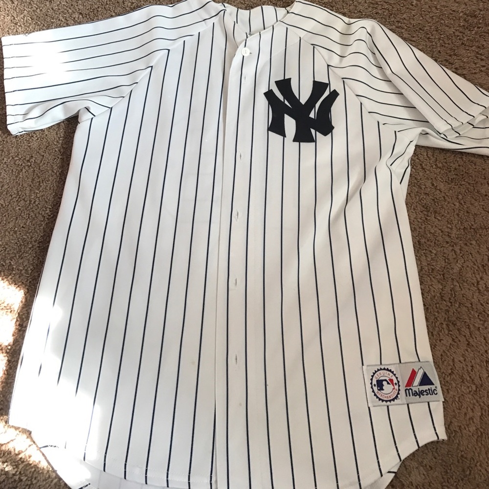 #18 Damon AUTHENTIC Yankees Jersey